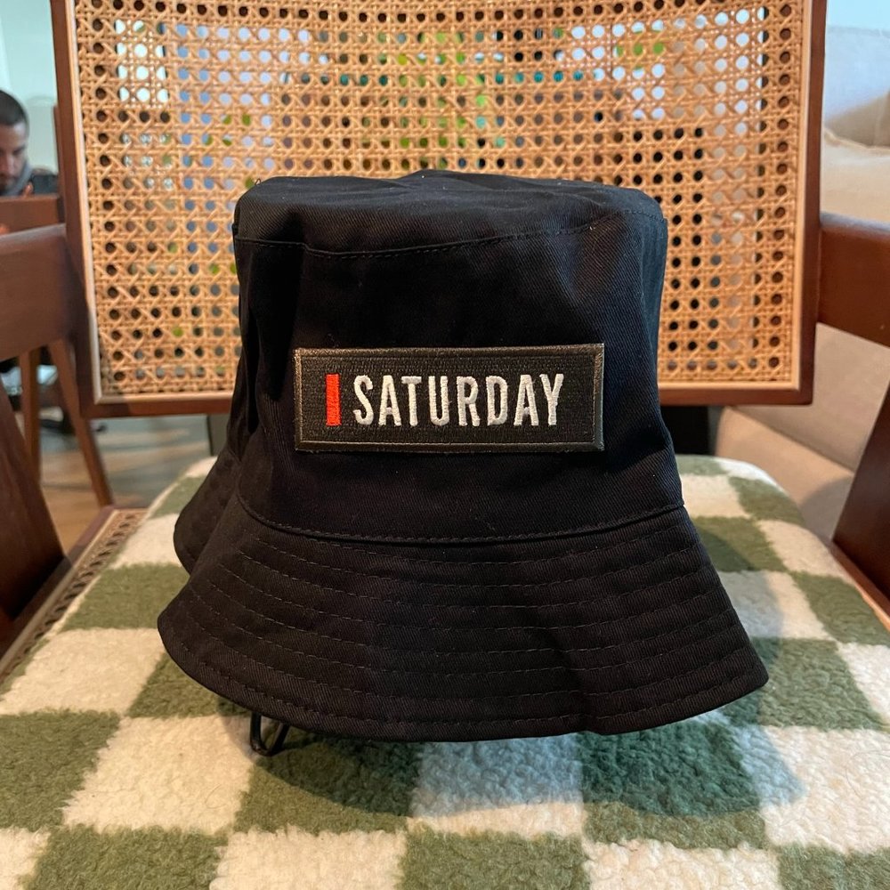 NWOT - OS "SATURDAY" Bucket Hat